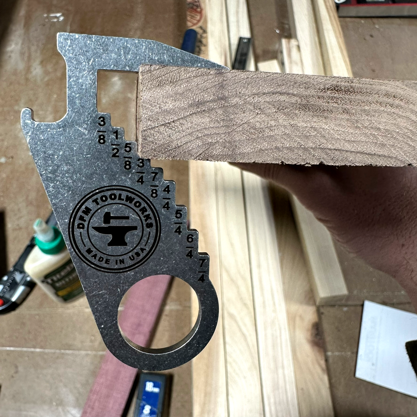 Lumber Gauge and Bottle Opener