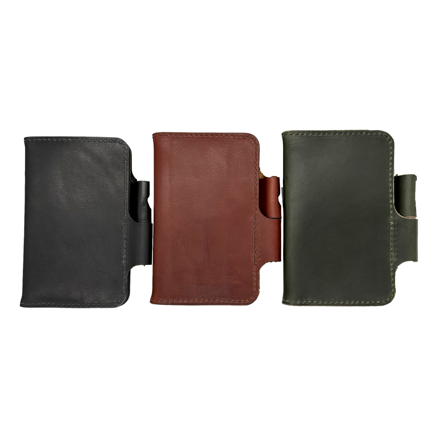 Leather Notebook Cover 3.5in x 5in Compatible with Field Notes and A6 Size SHIPS END OF MAY