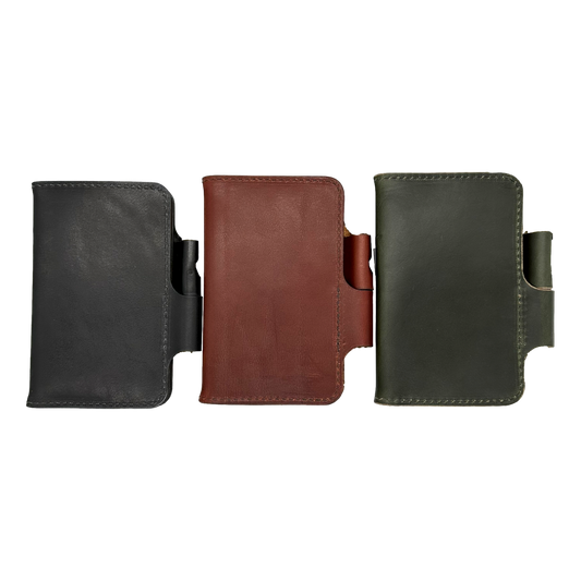 Leather Notebook Cover 3.5in x 5.5in Compatible with Field Notes