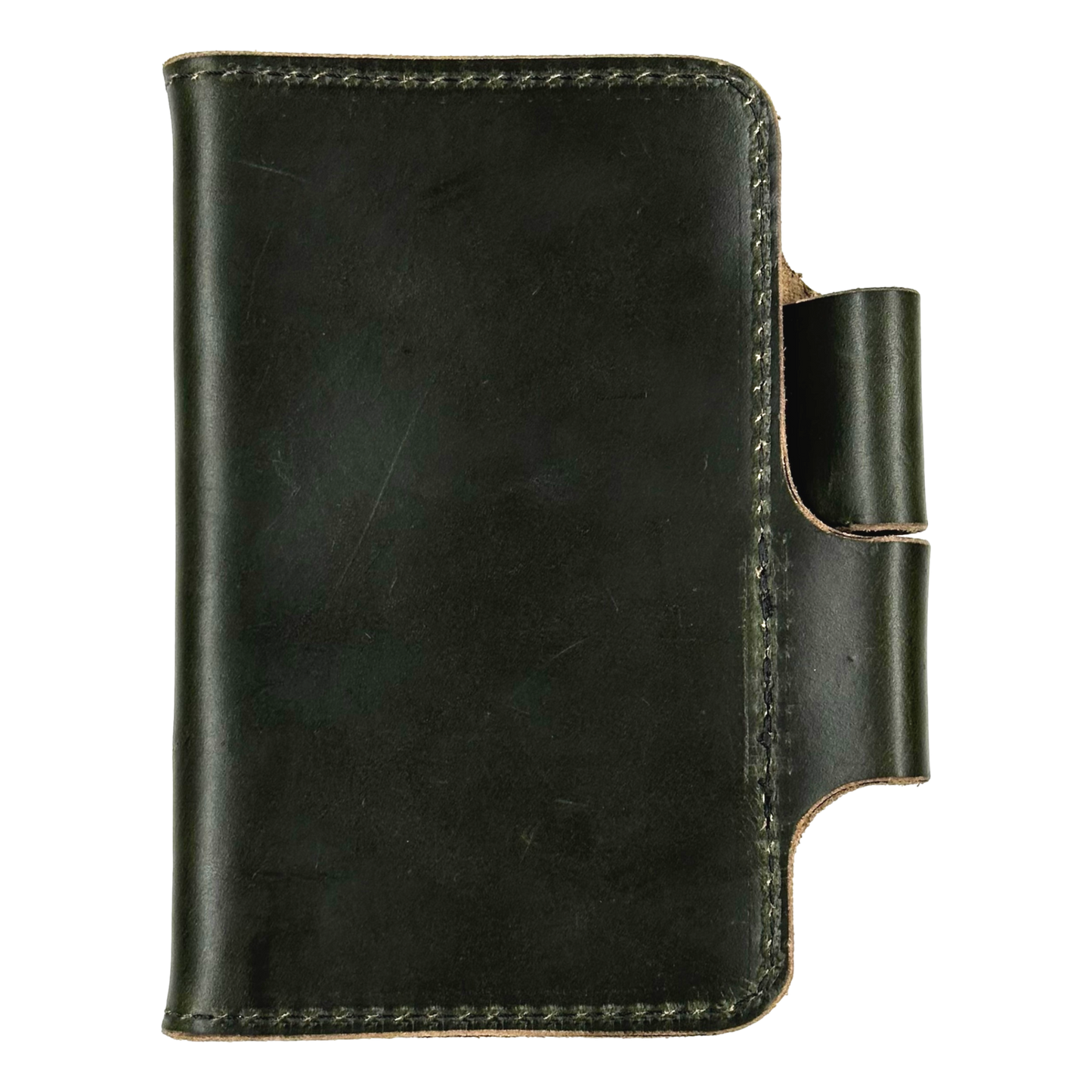 Leather Notebook Cover 3.5in x 5in Compatible with Field Notes and A6 Size SHIPS END OF MAY