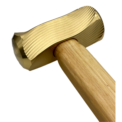 Twisted Pentagon Brass Hammers with or without Handles