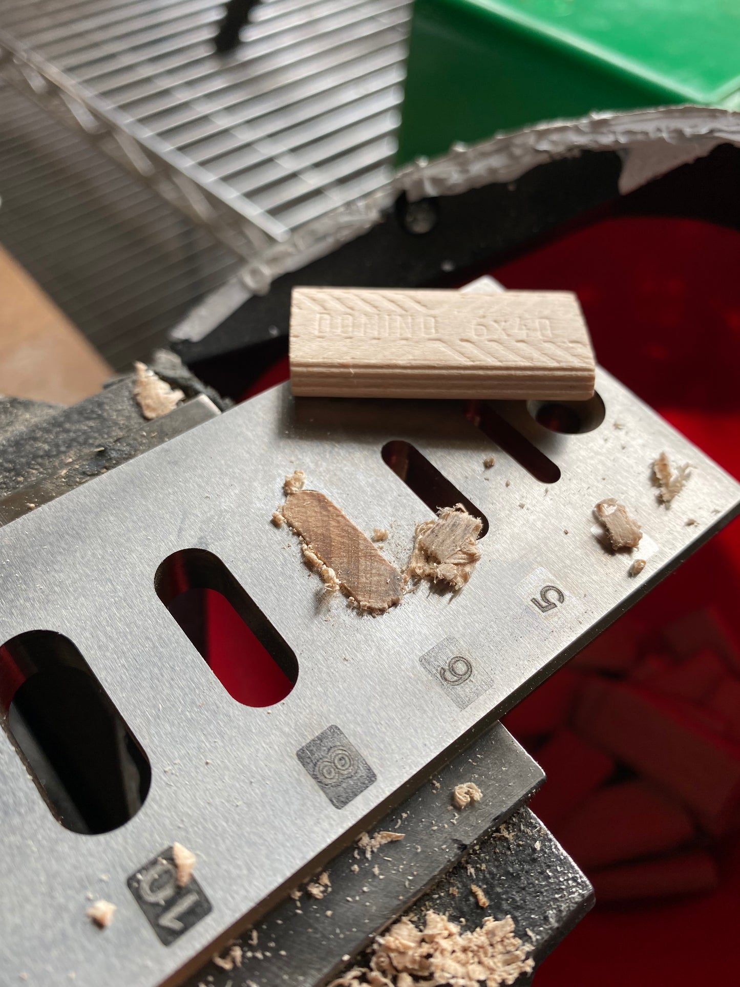 A2 Domino Trim Plate compatible with Festool Joiner Tenons