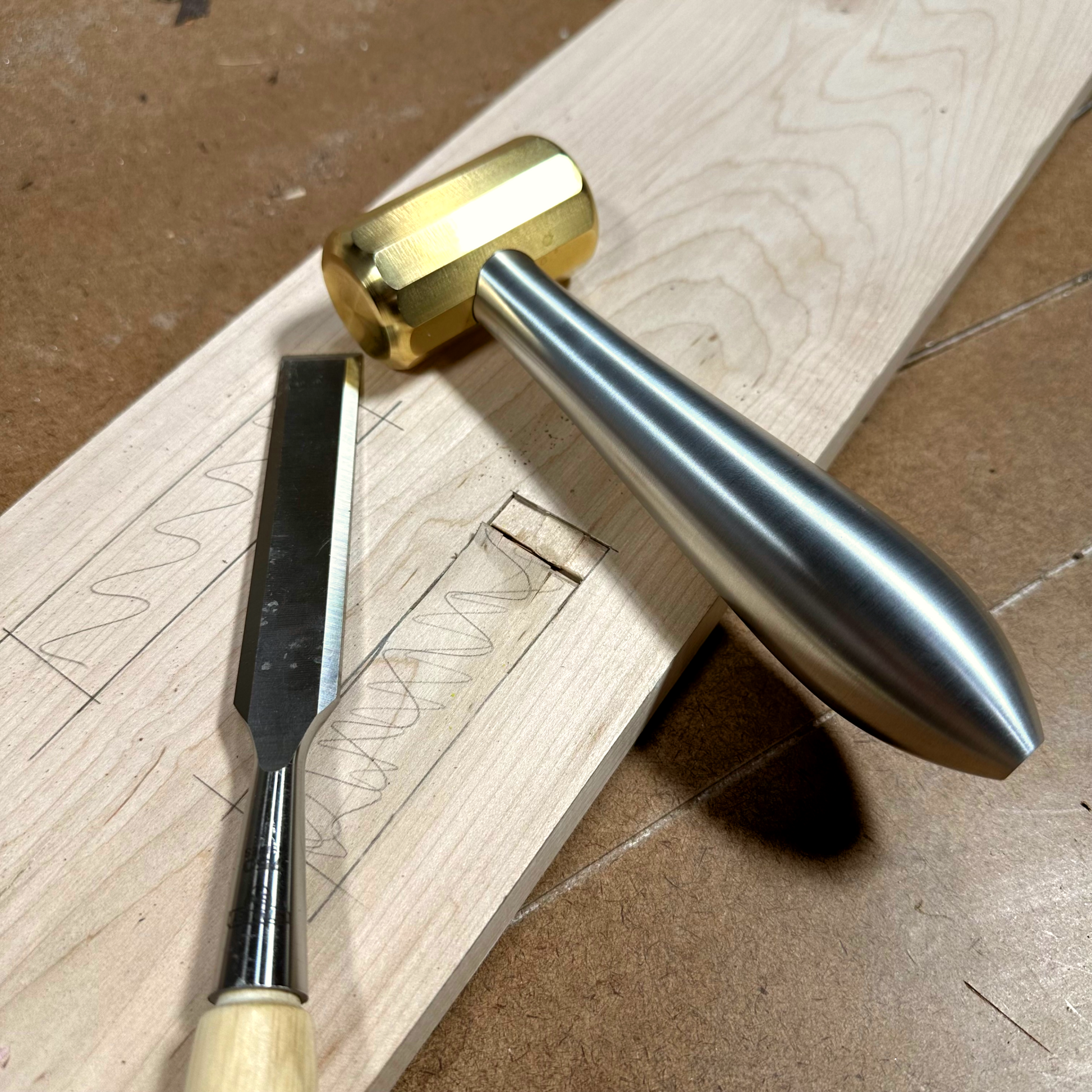 Brass Jeweler's Hammer - Diefenbacher Tools