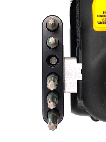 Black Anodized Aluminum Magnetic Bit Holder