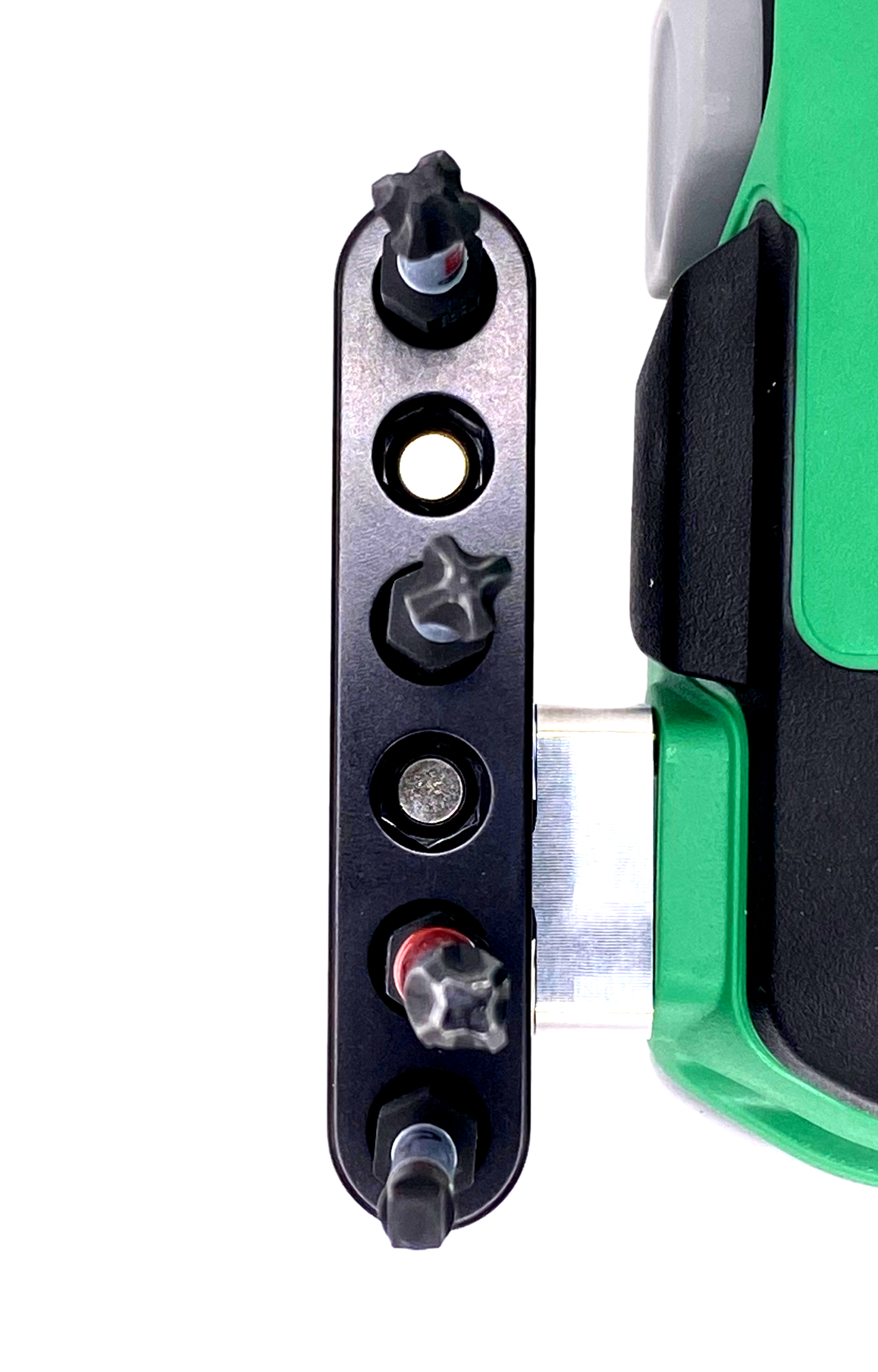 Black Anodized Aluminum Magnetic Bit Holder