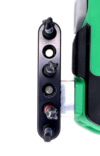 Black Anodized Aluminum Magnetic Bit Holder