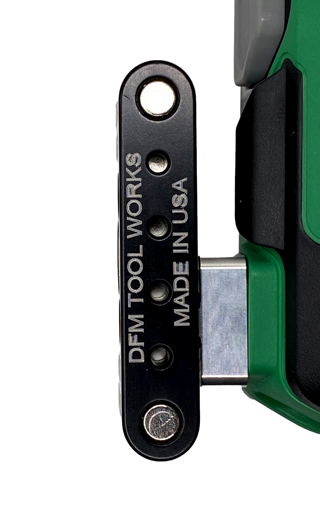 Black Anodized Aluminum Magnetic Bit Holder