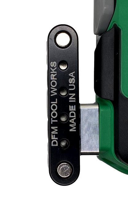 Black Anodized Aluminum Magnetic Bit Holder