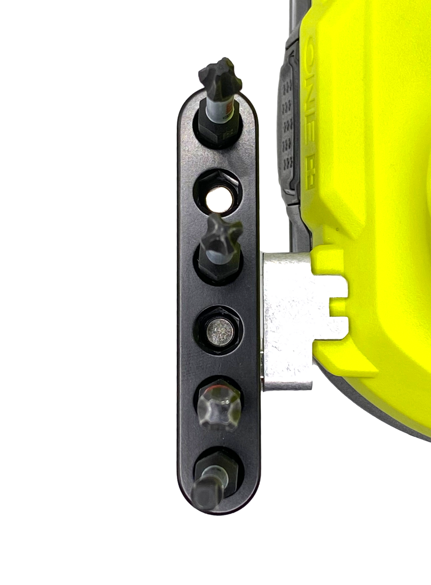 Black Anodized Aluminum Magnetic Bit Holder