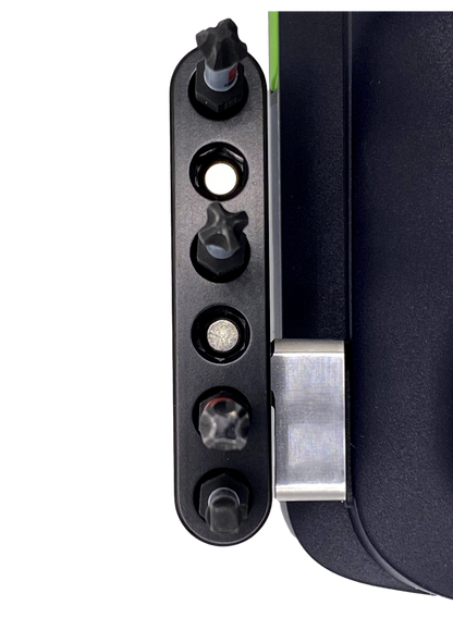 Black Anodized Aluminum Magnetic Bit Holder