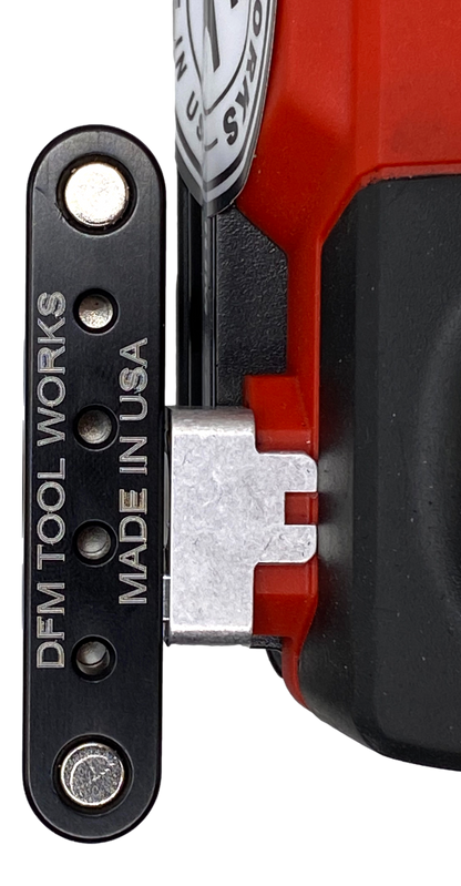 Black Anodized Aluminum Magnetic Bit Holder