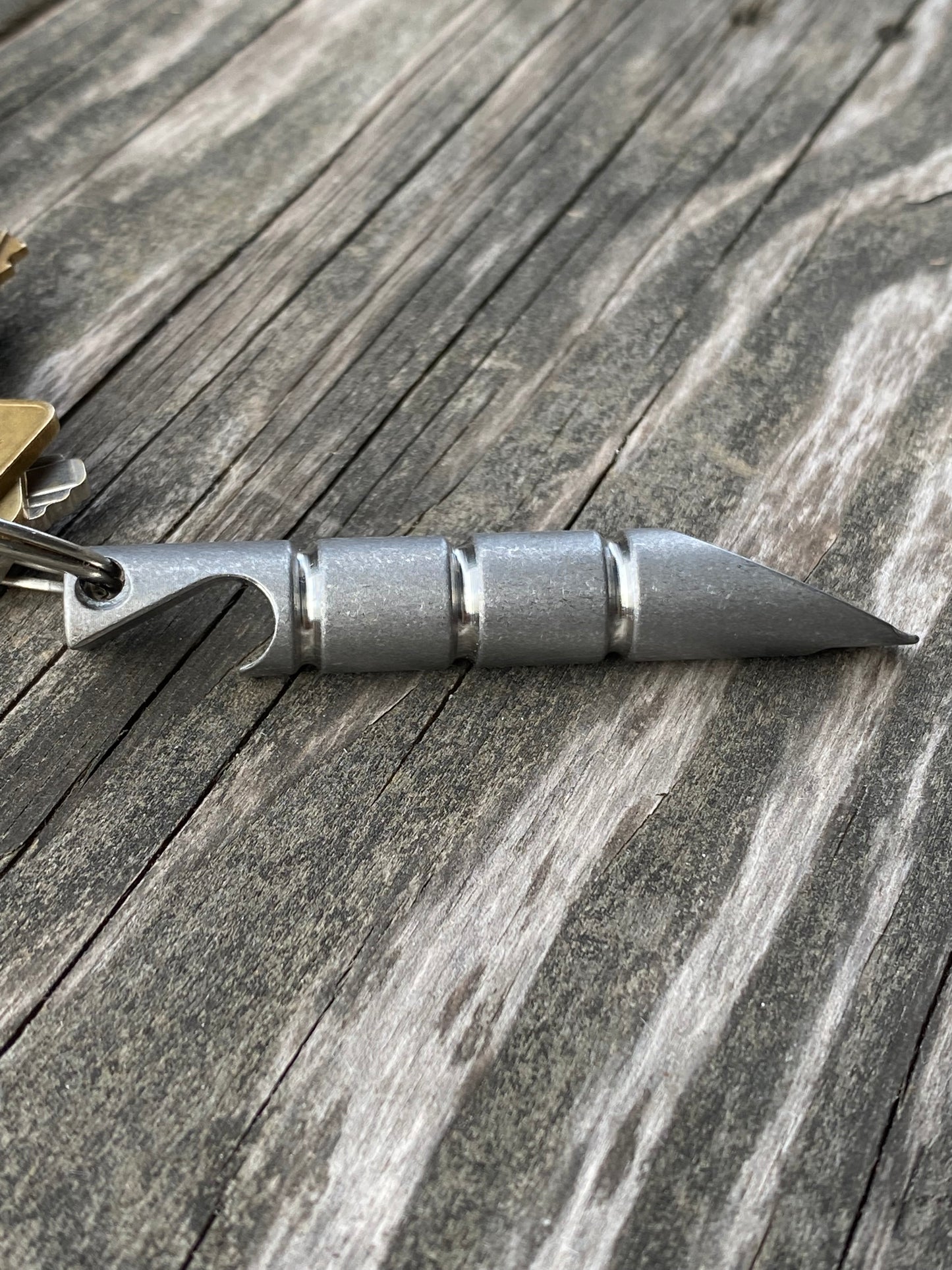 Titanium Prybar Keychains with Bottle Opener V1