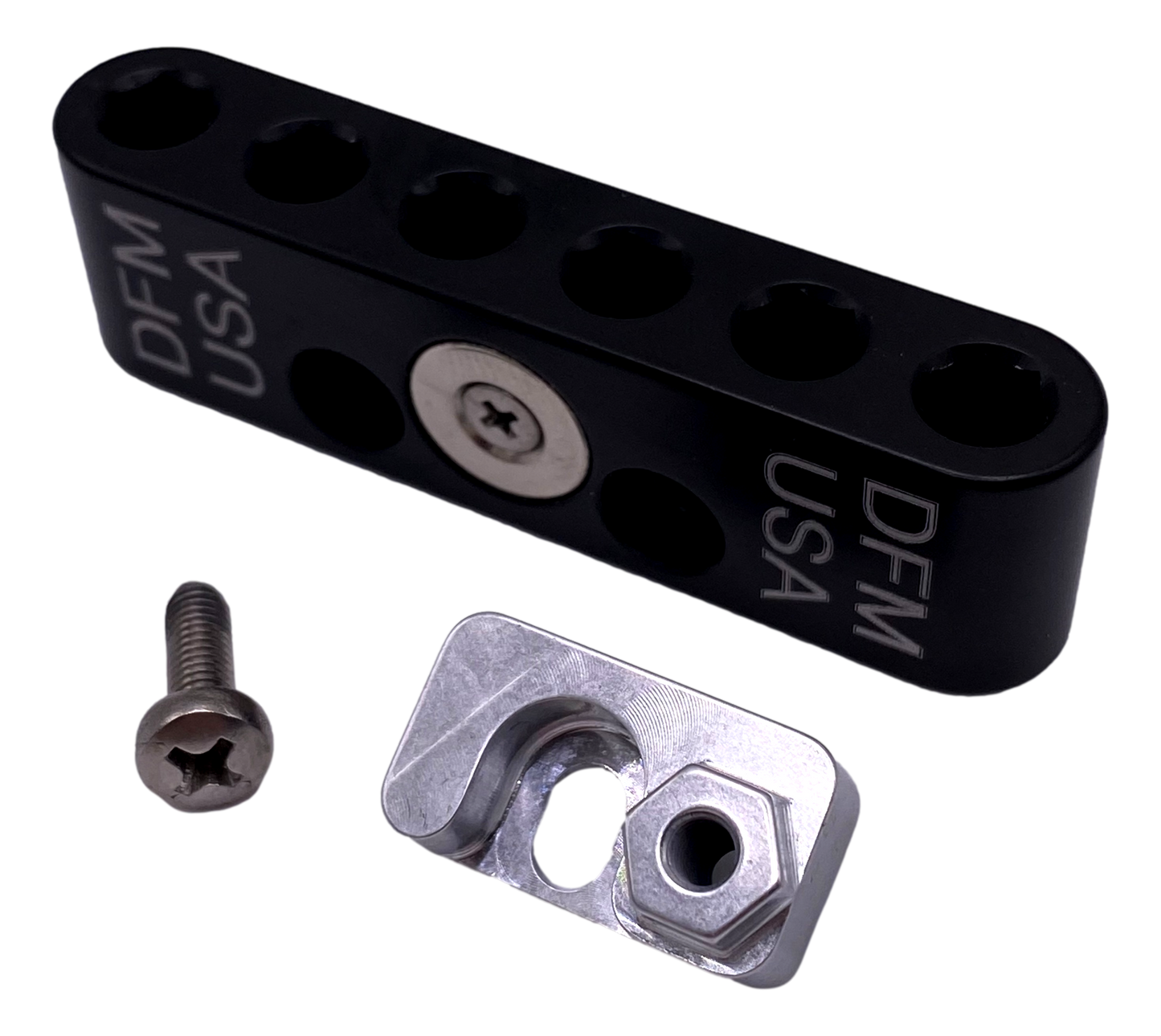 Black Anodized Aluminum Magnetic Bit Holder