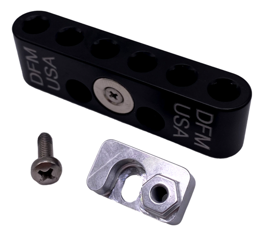 Black Anodized Aluminum Magnetic Bit Holder